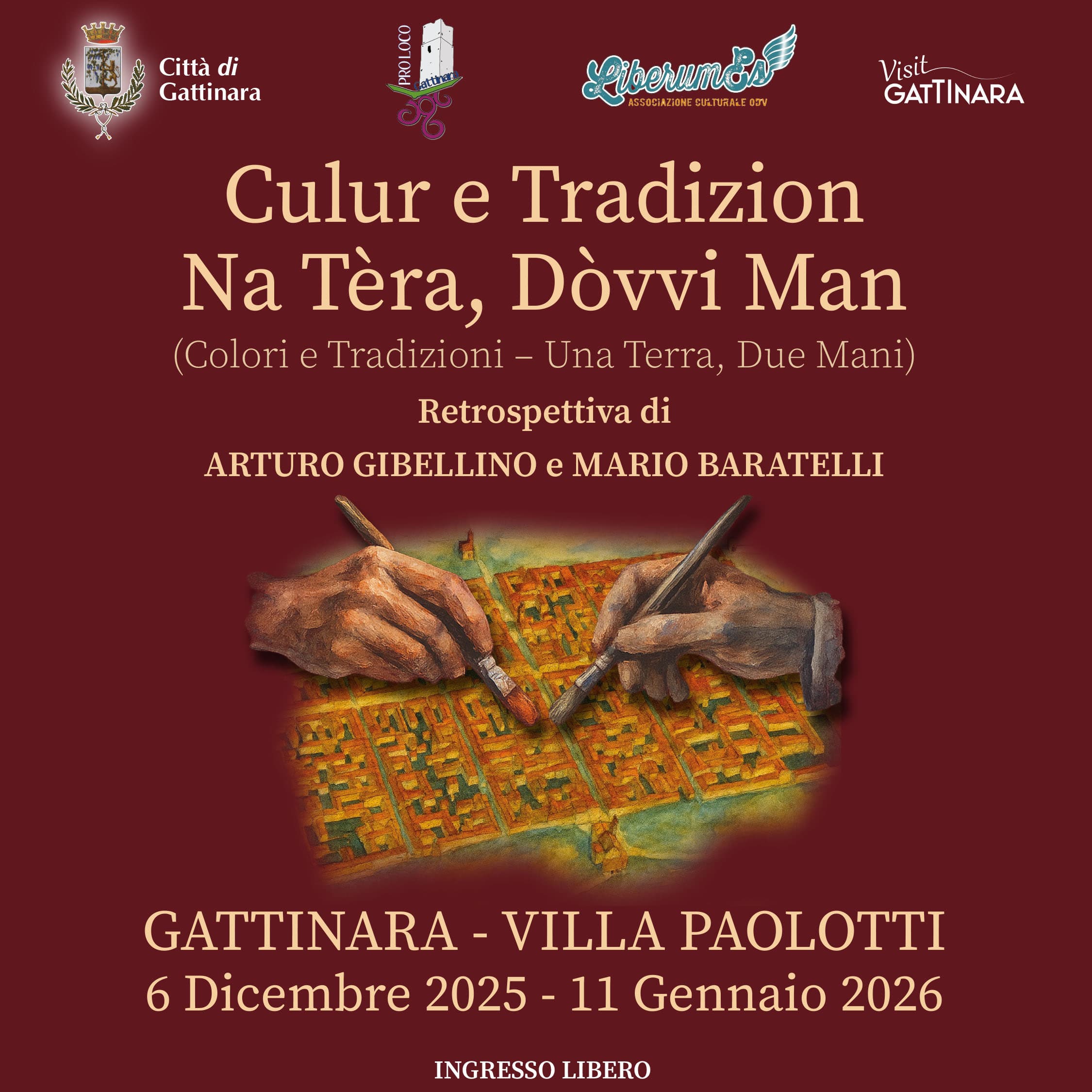Si inaugura la mostra "Culur e Tradizion – Na Tèra, Dòvvi Man”