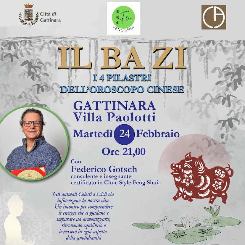 Serata dedicata al Ba Zi, i quattro pilastri dell’Oroscopo Cinese