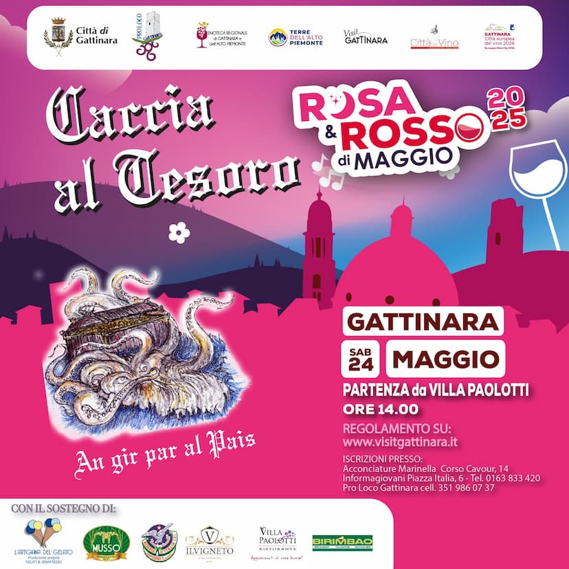 Caccia al tesoro, iscrizioni aperte!