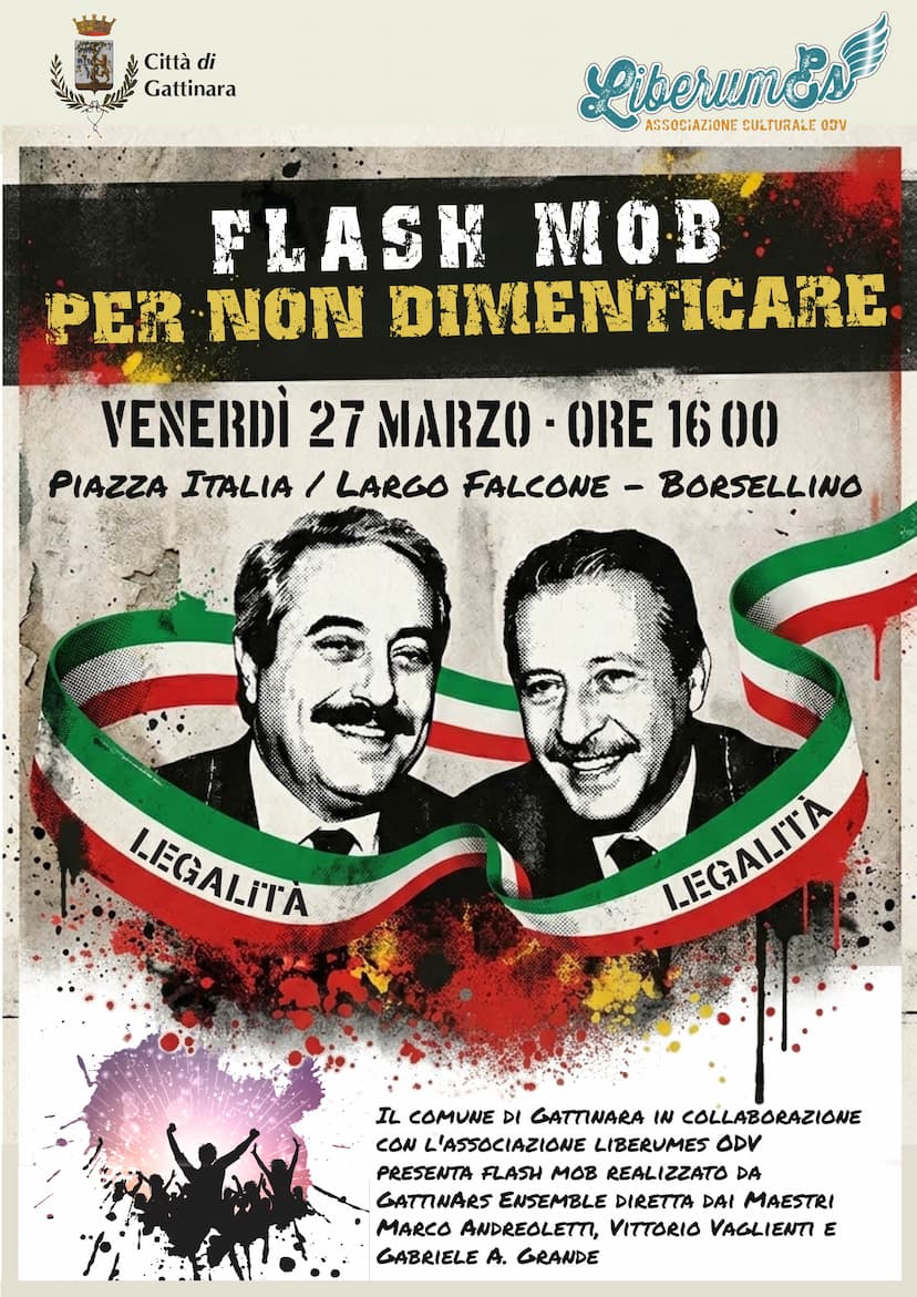 Note di Libertà: flash mob per dire no alle mafie