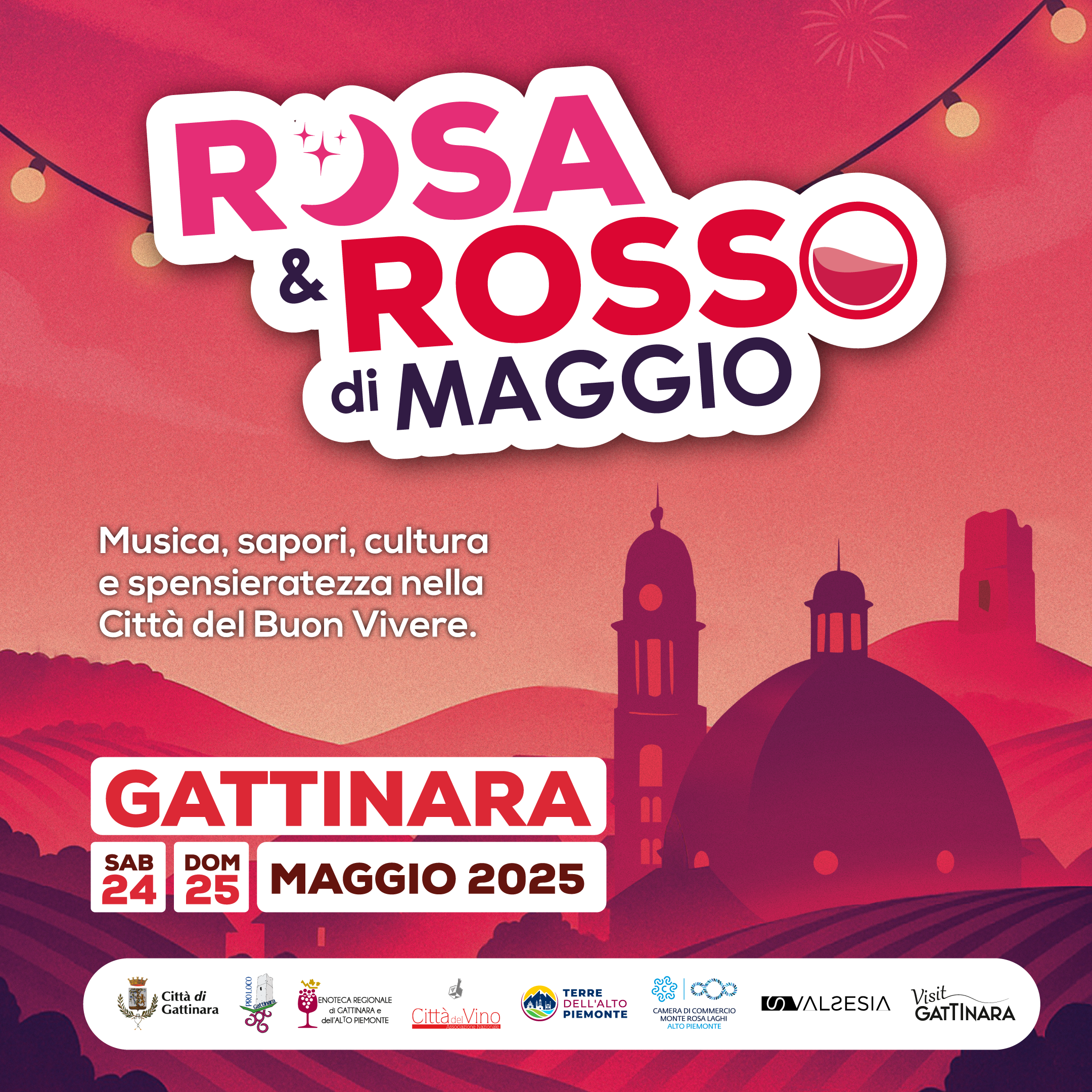 Pronti per Rosa e Rosso di Maggio 2025