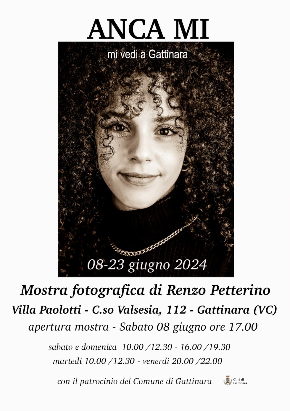 “ANCA MI”, i volti dei Gattinaresi in mostra
