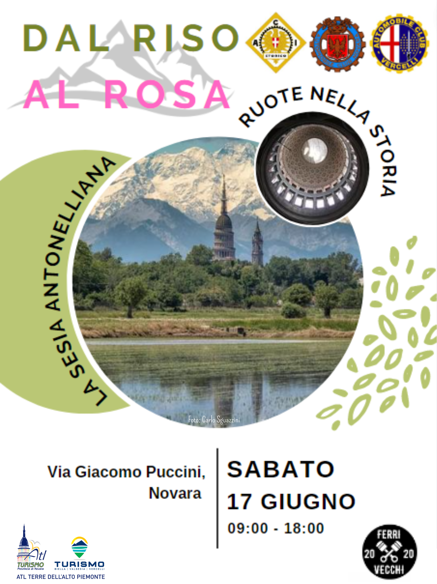 La MILLE MIGLIA tra il riso e il Rosa