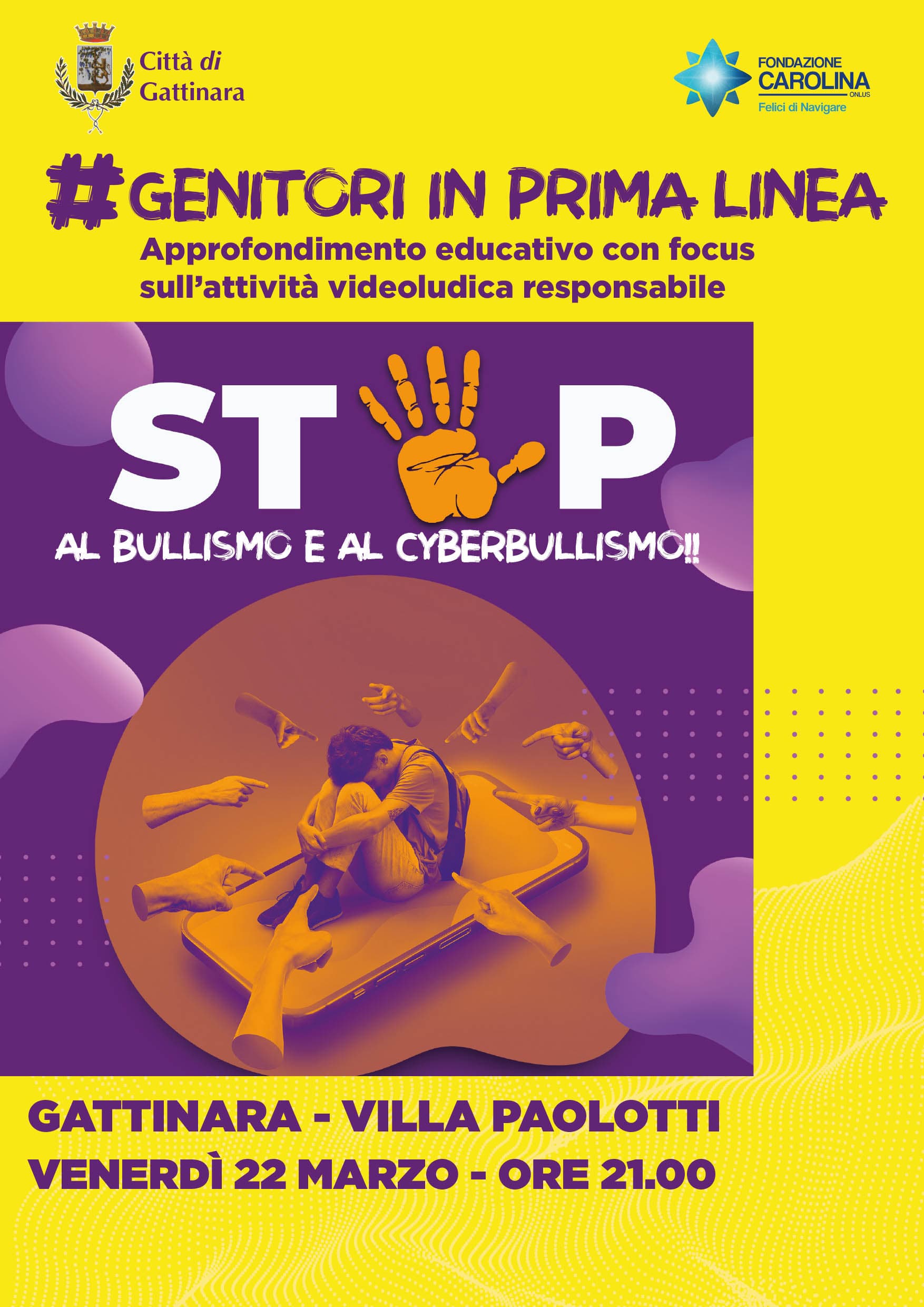 Gattinara contro bullismo e cyberbullismo