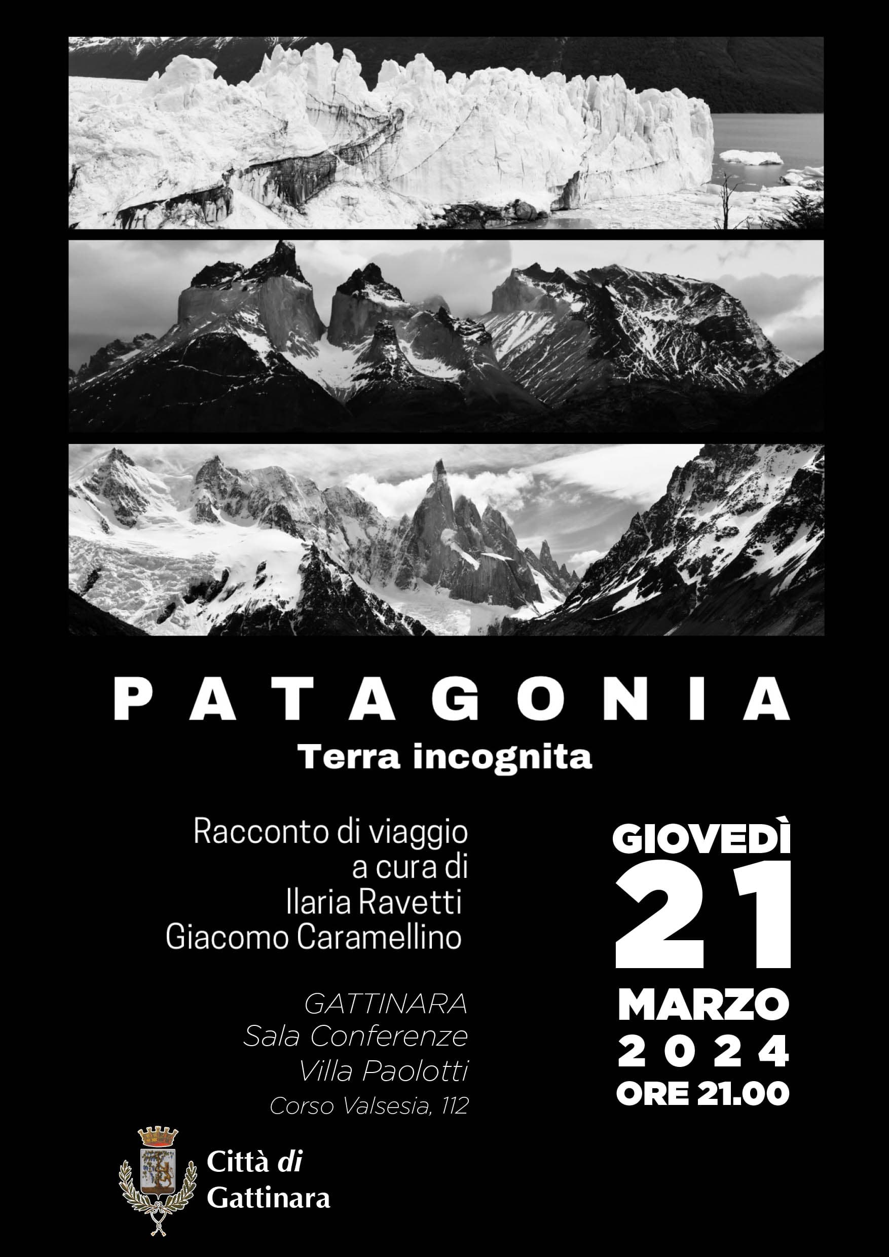 Un viaggio in Patagonia con con Ilaria Ravetti e Giacomo Caramellino