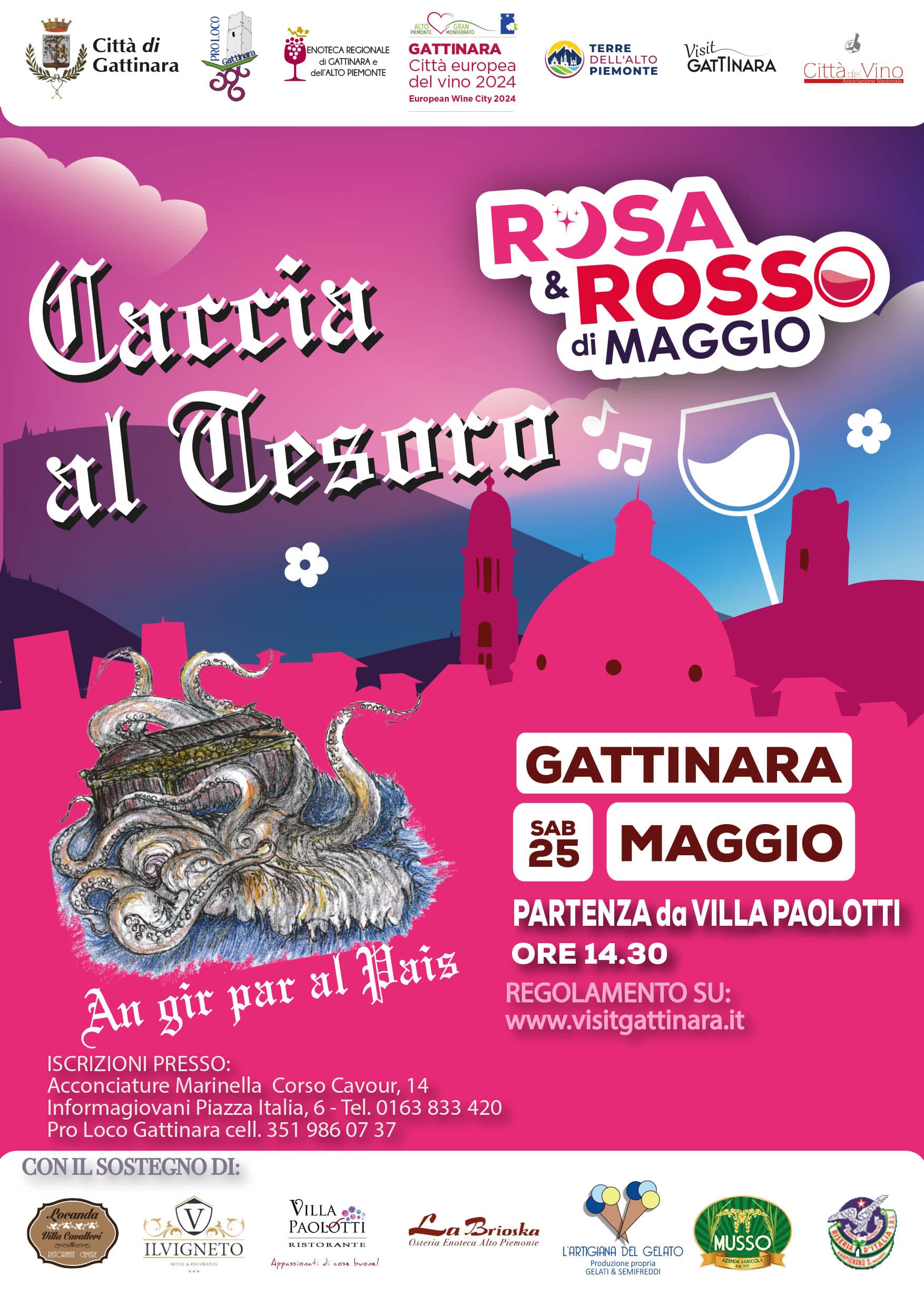 Caccia al Tesoro di Rosa e Rosso di Maggio: il regolamento