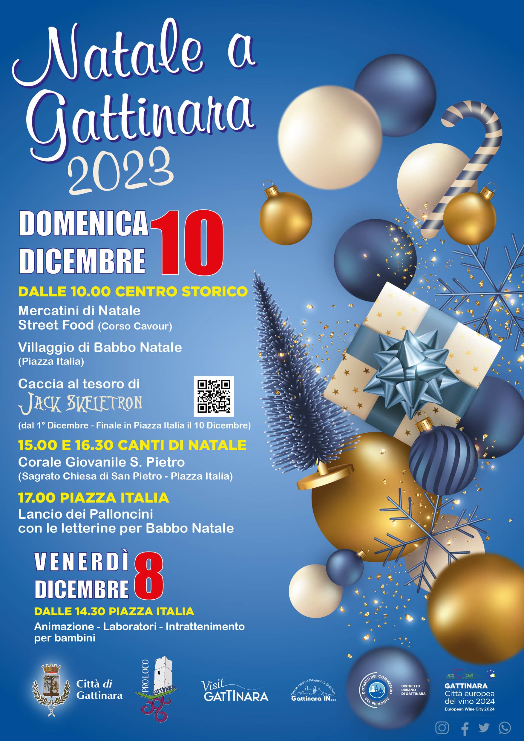 Tutto pronto per Natale a Gattinara