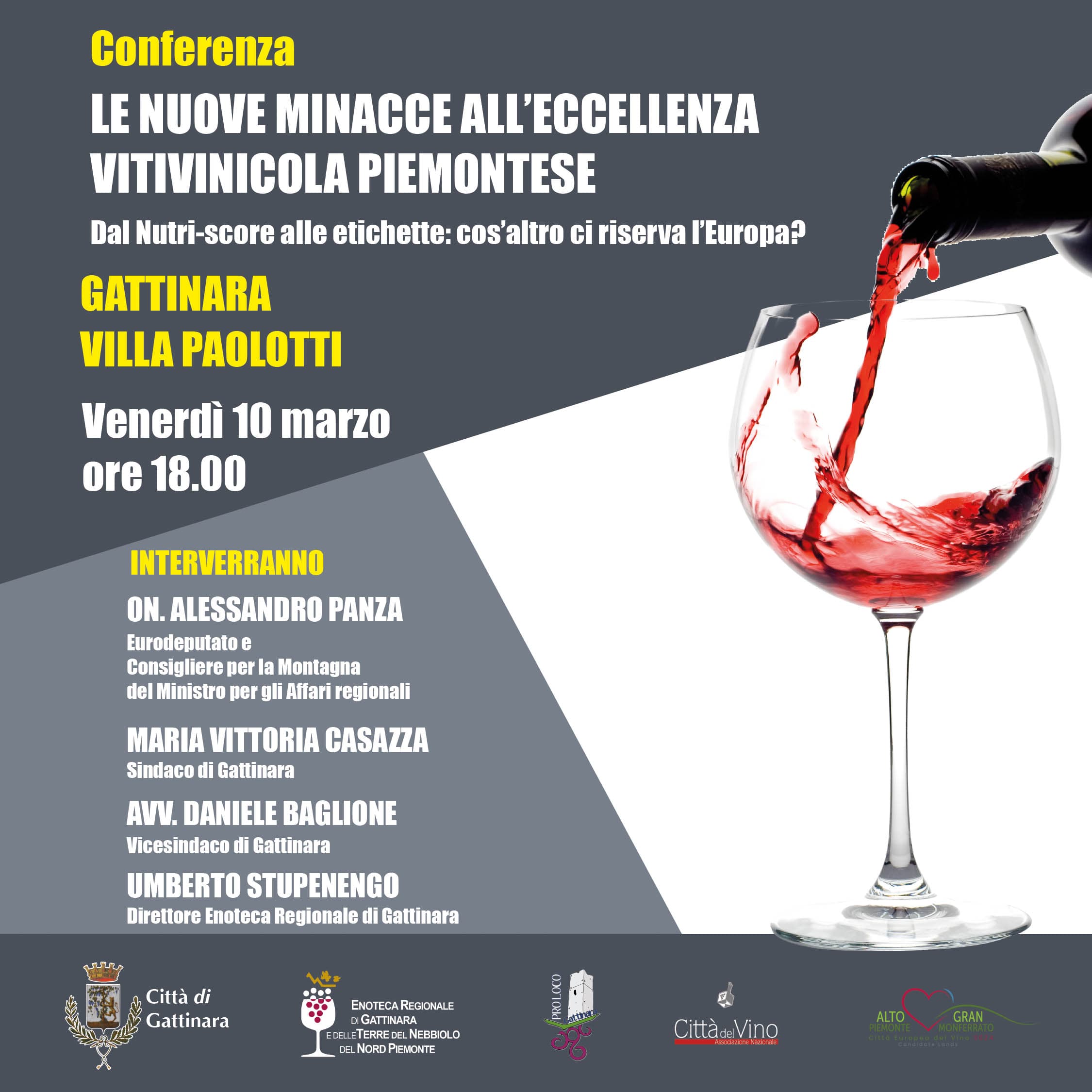 Conferenza "Le nuove minacce alle eccellenze vitivinicole"