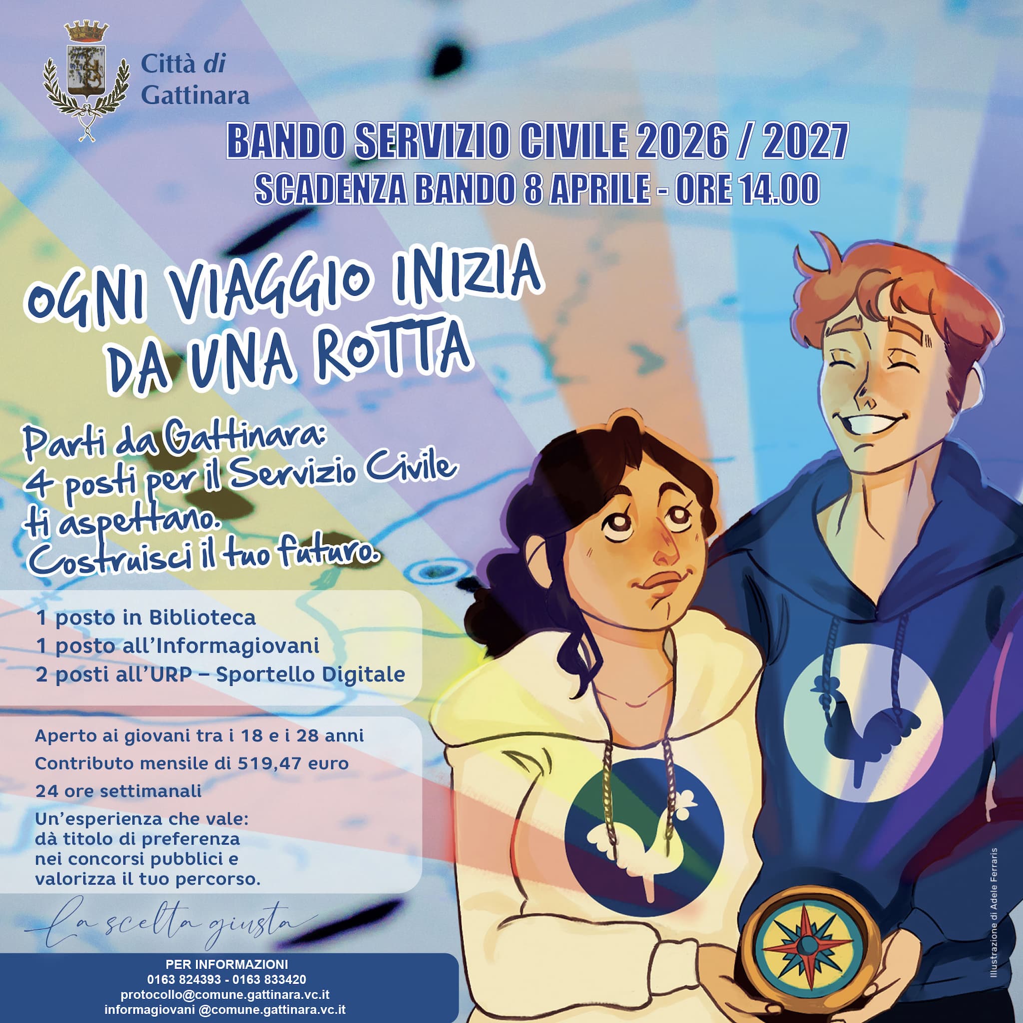 Servizio civile: al via il nuovo bando