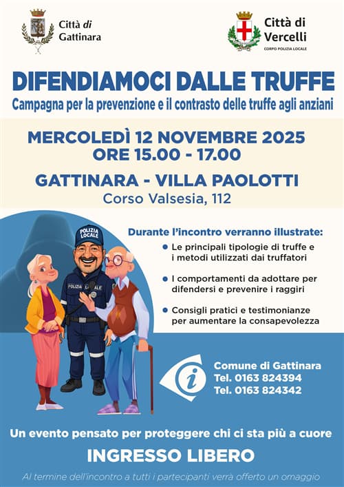 Incontro sul contrasto alle truffe agli anziani